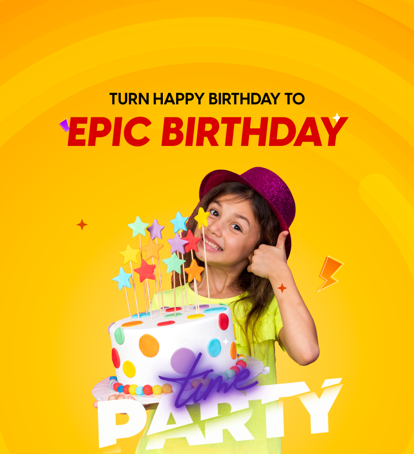 Turn happy birthday to epic birthday